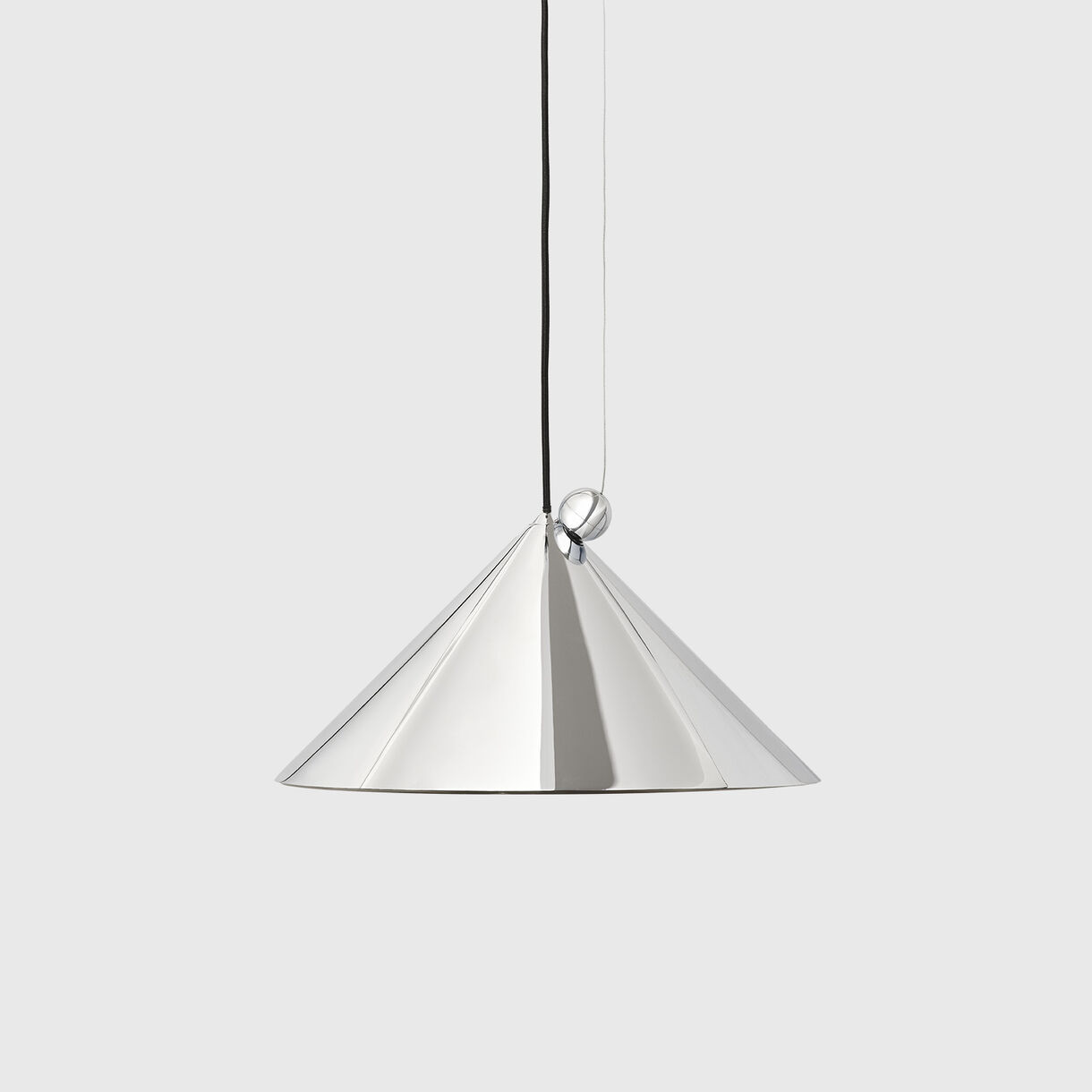Pose Pendant Light, Silver, Large