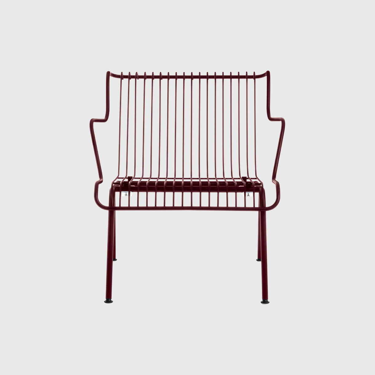 South Low Armchair, Red Bordeaux