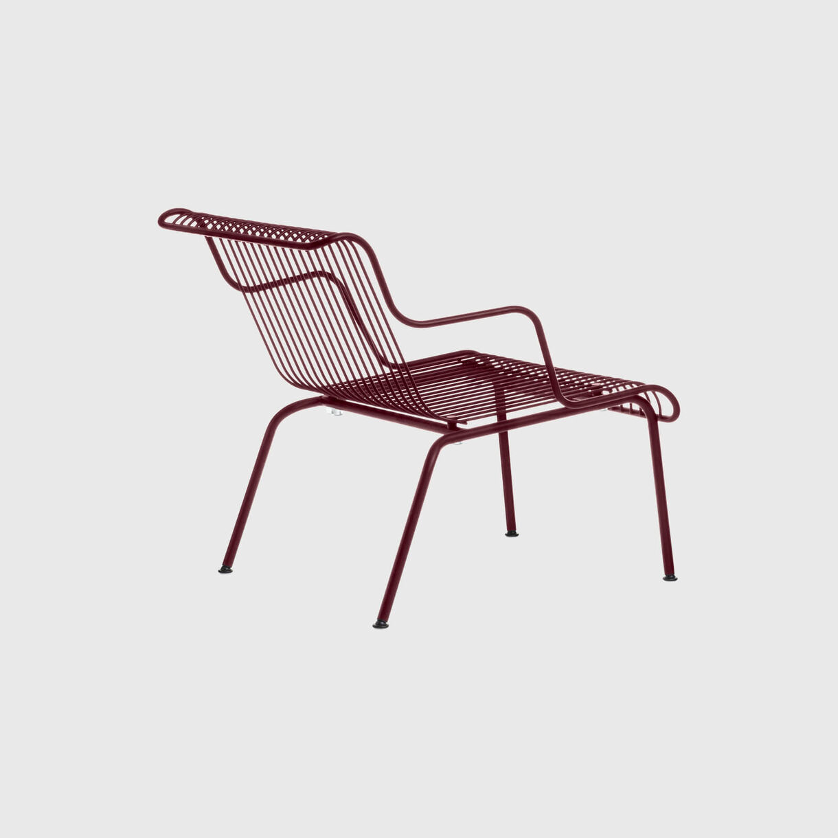 South Low Armchair, Red Bordeaux