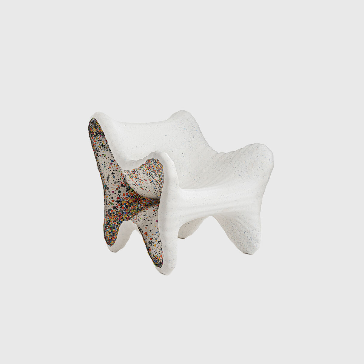 In-Side Armchair, White