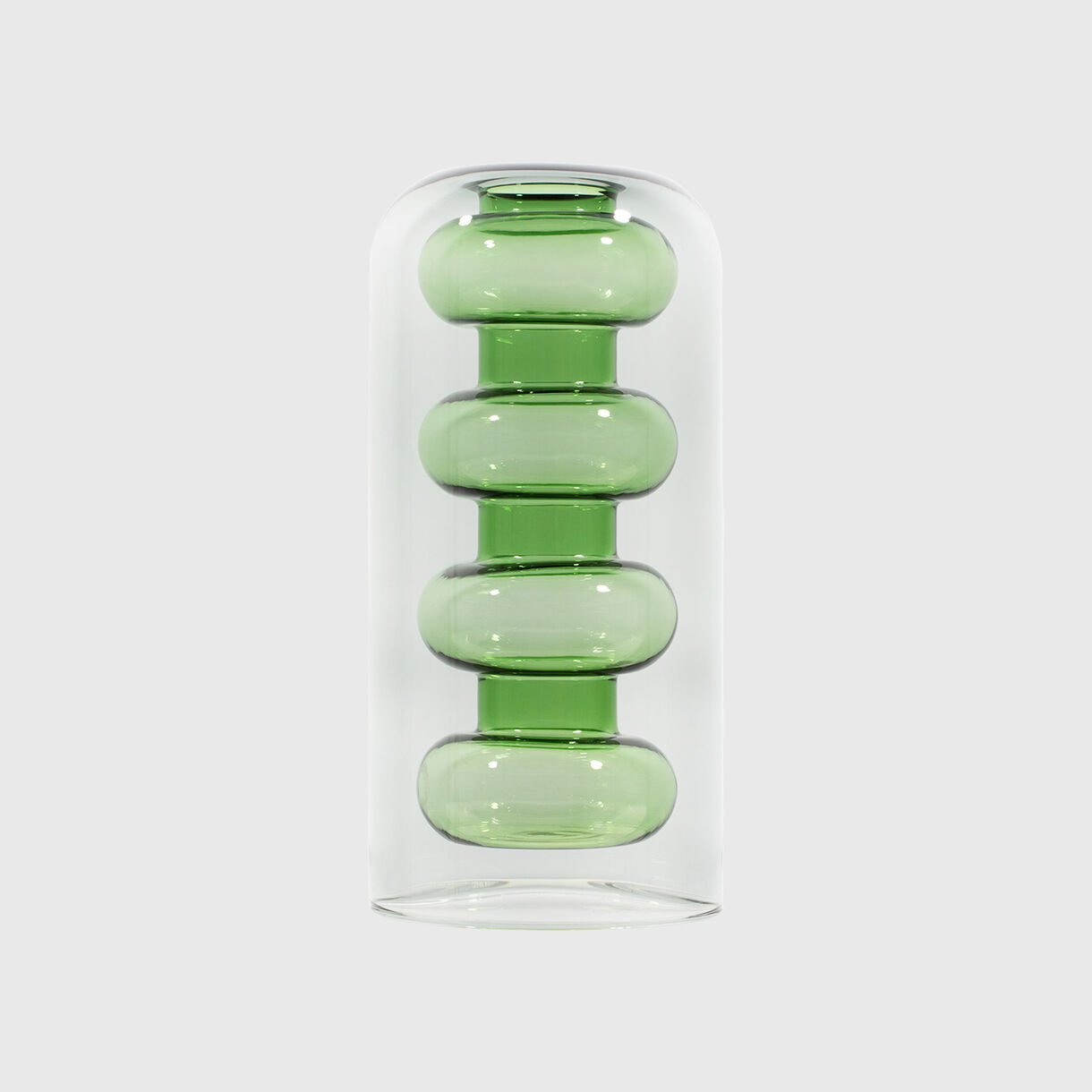 Bump Tall Vase, Green
