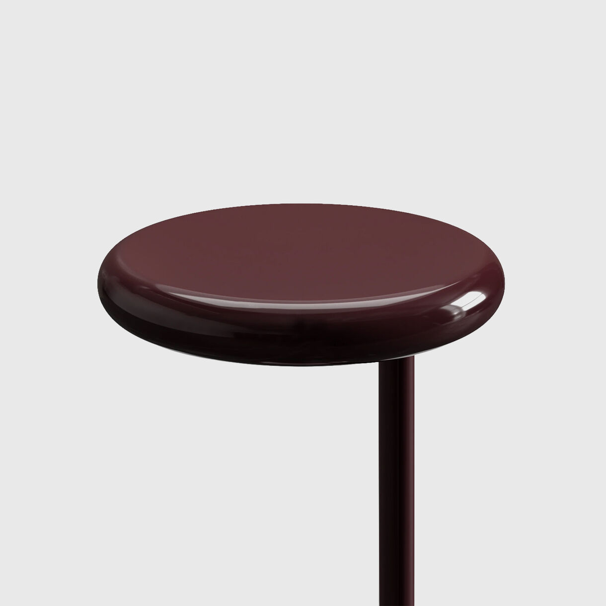 Spot Side Table, Burgundy