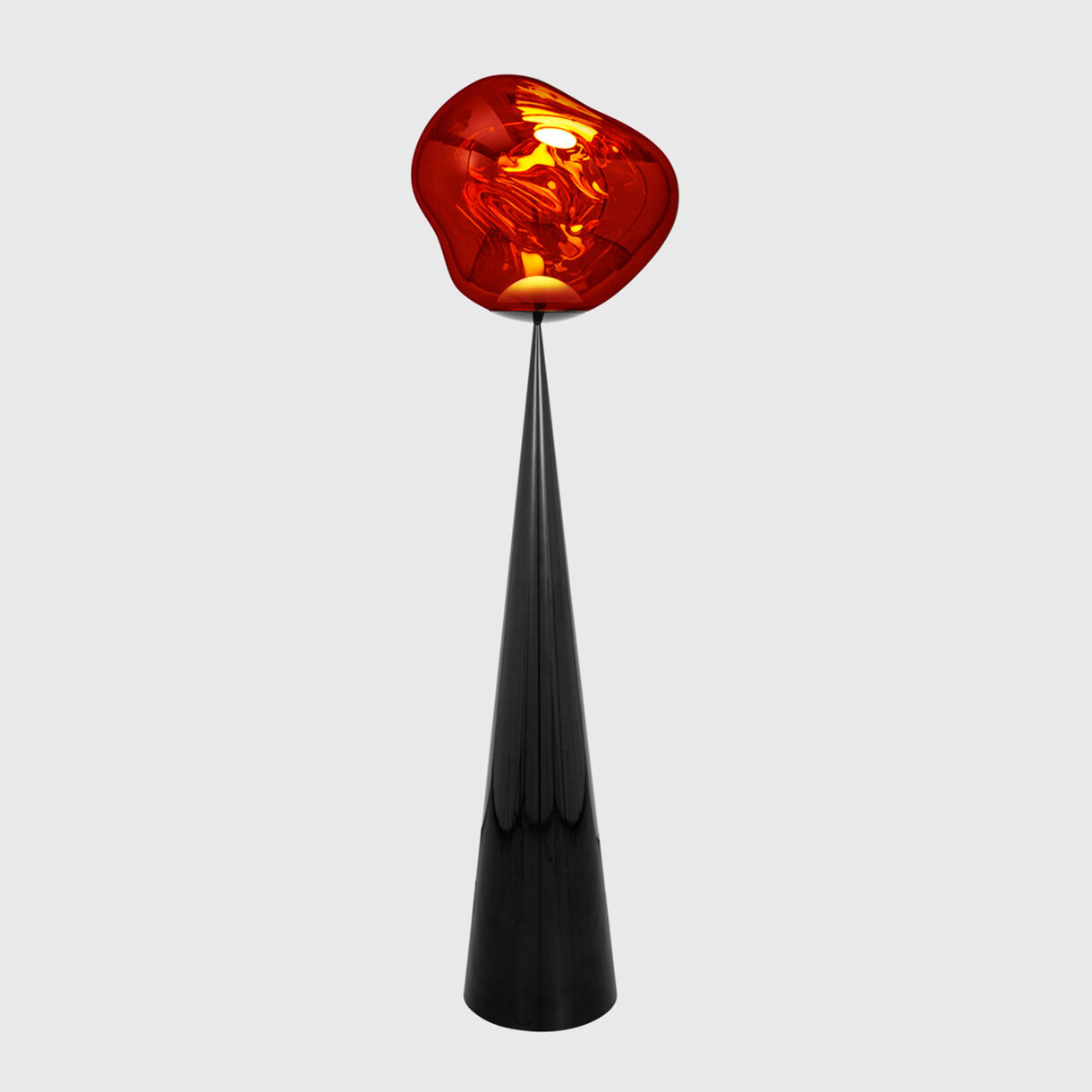 Melt Cone Fat Floor Lamp, Copper