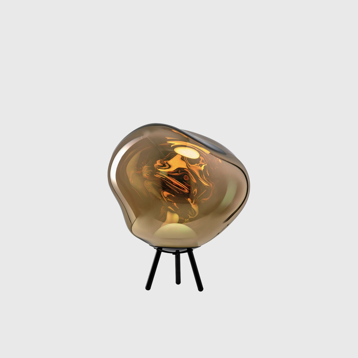 Melt Large Portable Floor Lamp, Gold