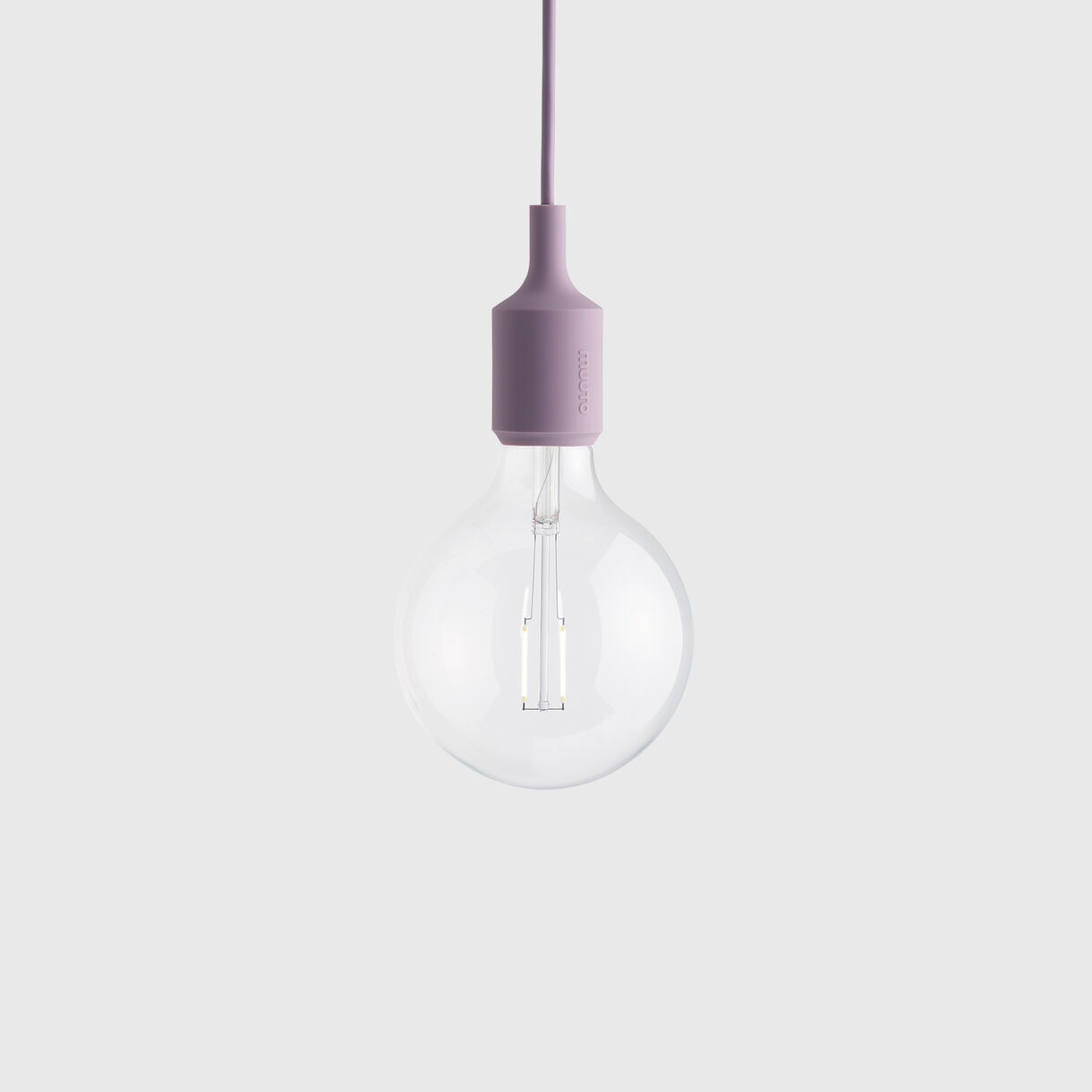 E27 Pendant Lamp, Dusty Lilac