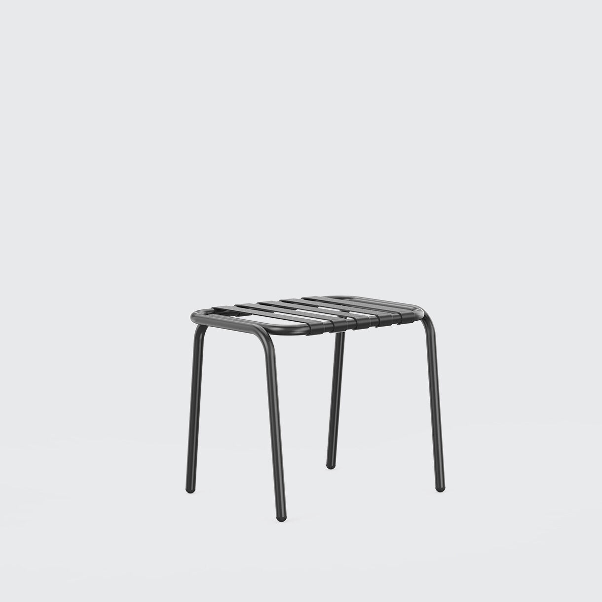 Strap Stool, 450, Black