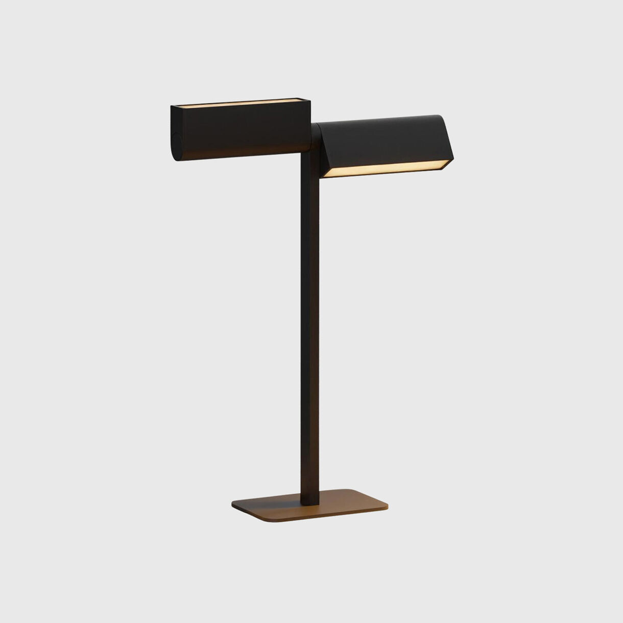 Ipoli 10 Double Table Lamp, Black