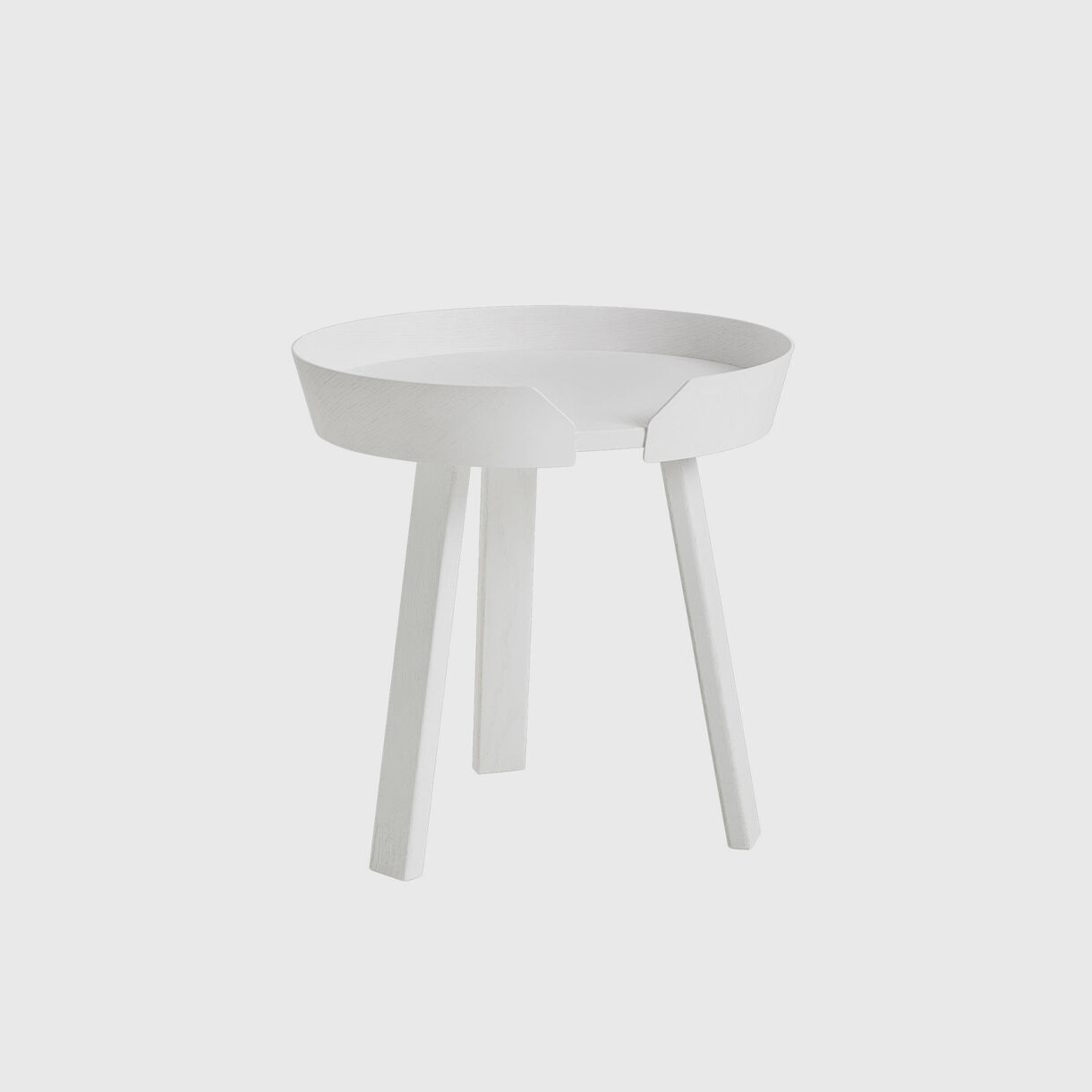Around Coffee Table Small, White
