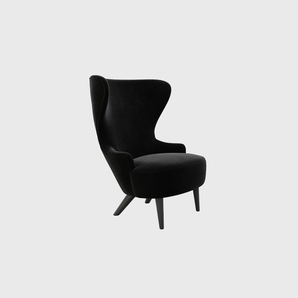 Wingback Micro Chair, Gentle 2 - Black