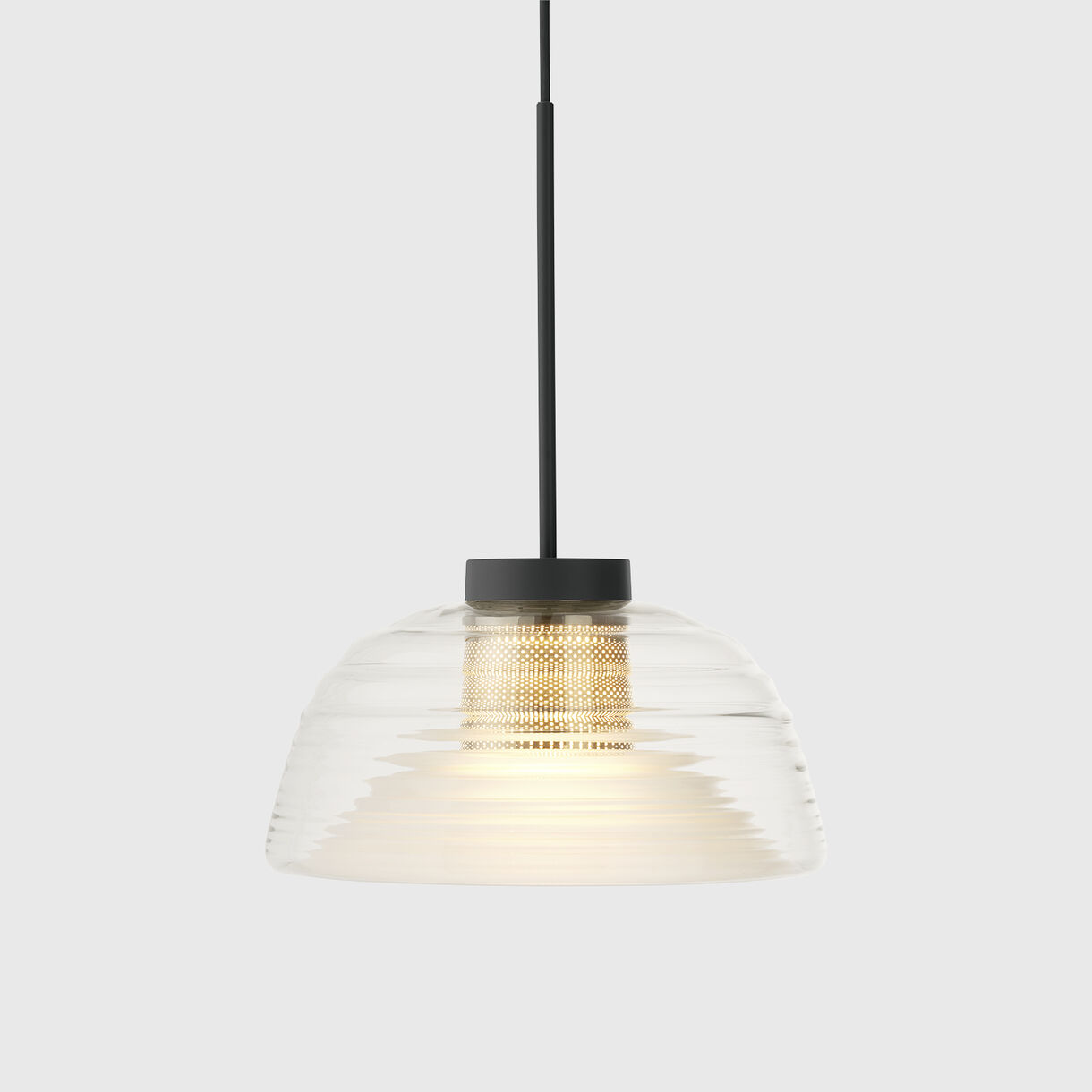 Two-Layer Pendant Lamp, Black