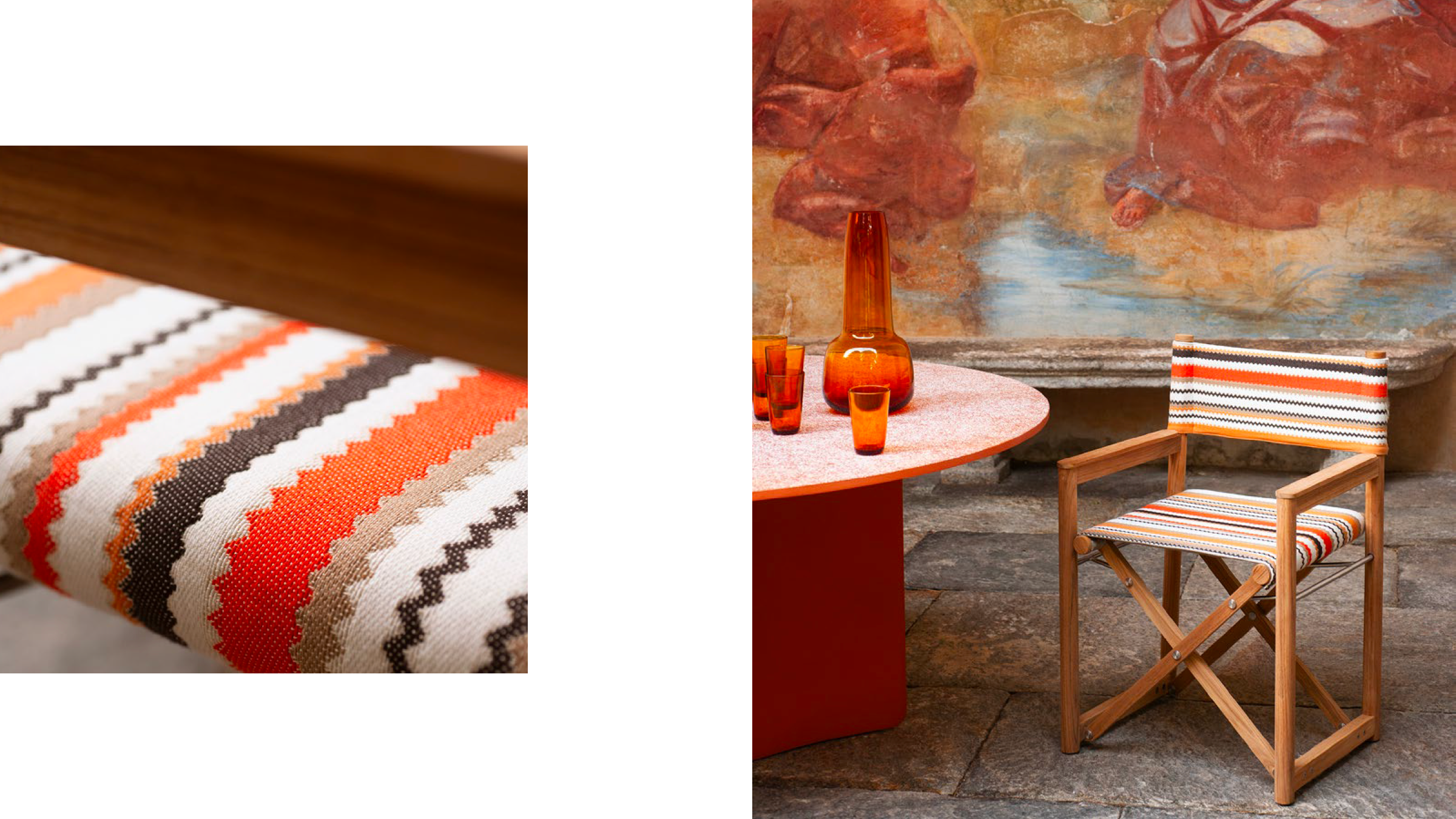 RODA x Missoni outdoor setting image 3