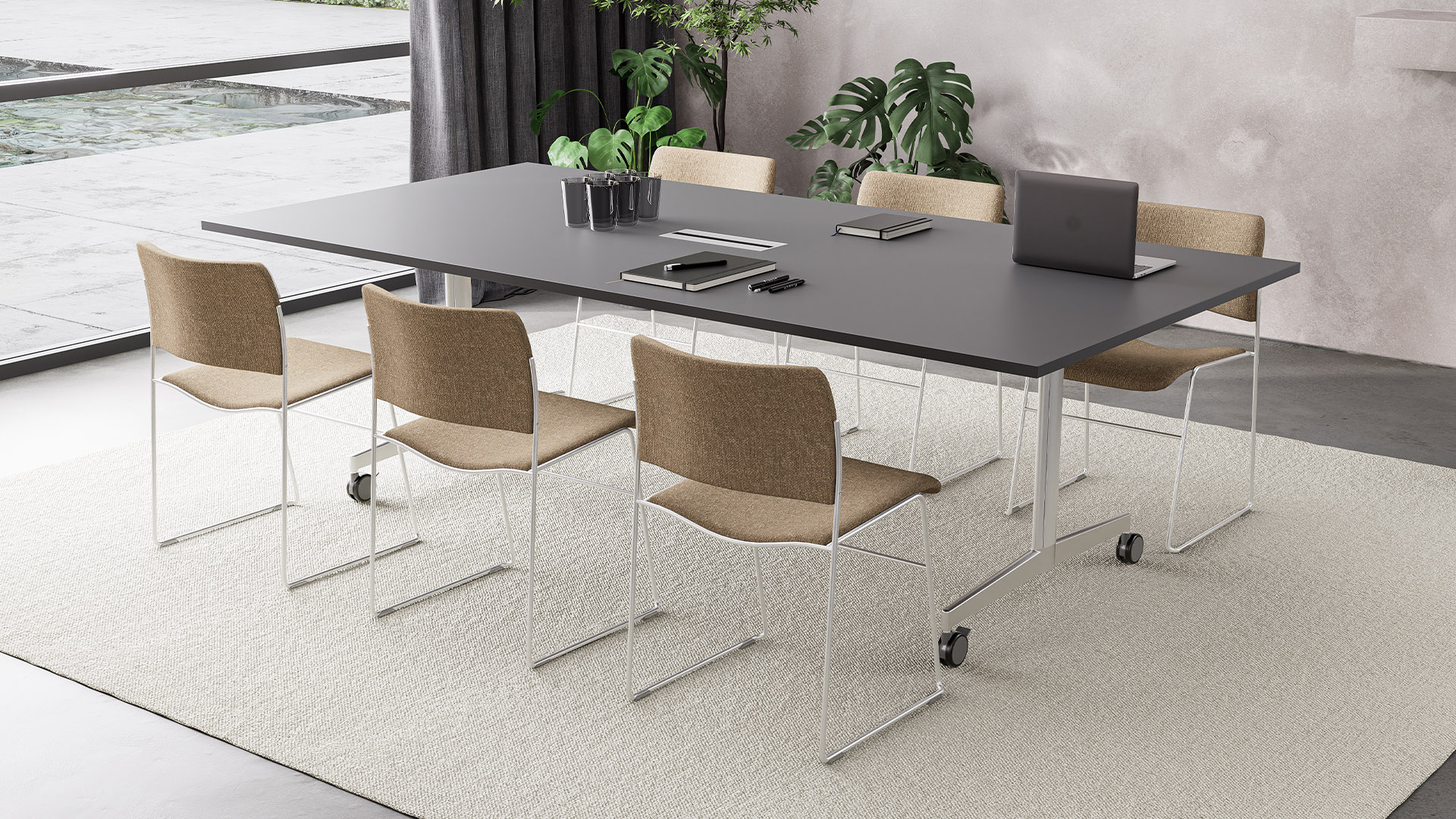 40/4 Side Chair, Upholstered, Lifestyle